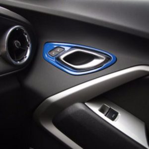 blue door handle trim 2016-19 camaro lt/rs/ss/zl1