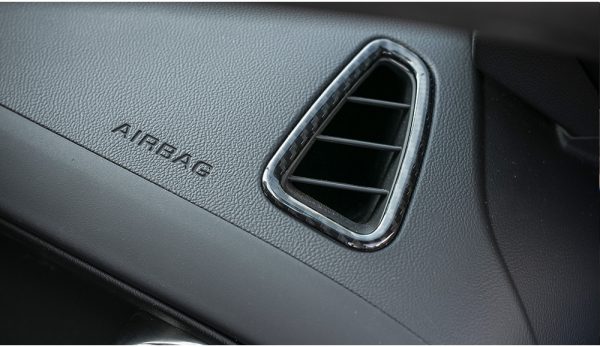 carbon fiber dash vent trim 2016-18 chevy camaro