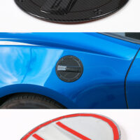 carbon fiber fuel door 16-19 camaro