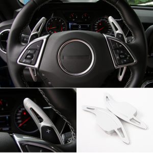 silver paddle shifters 2016-19 camaro lt/rs/ss/zl1