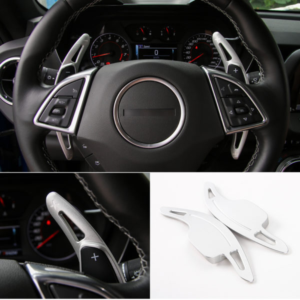 Red LIUYE Aluminum Alloy Car Steering Wheel Shift Paddle Shifter Extension for 2016-2019 Cadillac XT5 CT6,2012-2015 Chevy Chevrolet Camaro