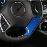 blue steering wheel panel 2016-18 chevy camaro