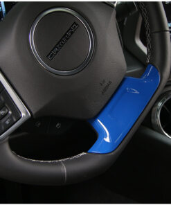 blue steering wheel panel 2016-18 chevy camaro