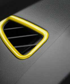 yellow dash vent trim 2016-18 chevy camaro
