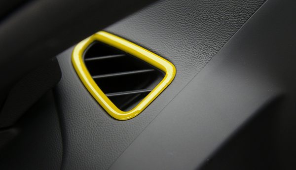 yellow dash vent trim 2016-18 chevy camaro