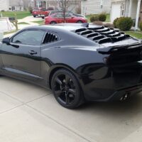 Side Quarter Window Louvers 2016-19 Chevy Camaro LT/RS/SS/ZL1
