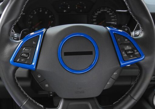 blue steering wheel trim 2016-18 chevy camaro