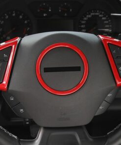 red steering wheel trim 2016-18 chevy camaro