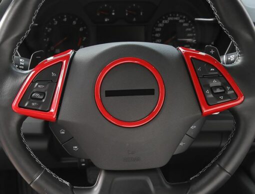 red steering wheel trim 2016-18 chevy camaro