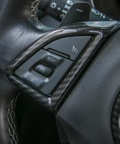carbon fiber steering wheel trim 2016-18 chevy camaro