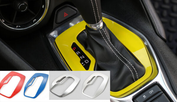 2016 - 24 Camaro Colored Gear Shift Panel Trim Cover (5 Colors)