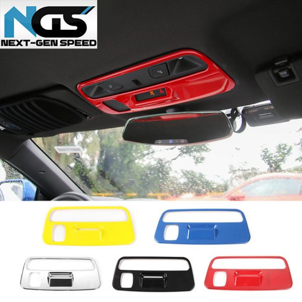 2016 - 18 Camaro Upper Roof Reading Light Panel Cover | Carbon Fiber / Colored
