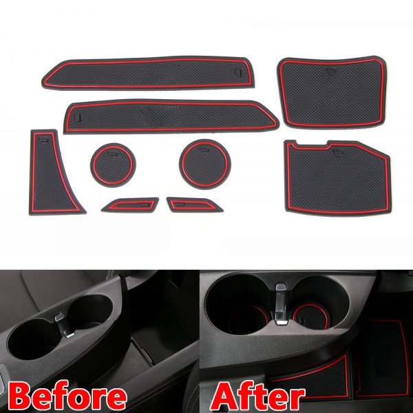 2016 - 24 Camaro Interior Non-Slip Rubber Mats (9 PC)