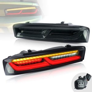 Smoked Sequential Tail Lights - Amber Signal | 2016 - 2018 Chevy Camaro