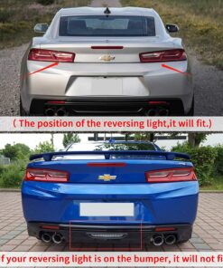 2016-18 camaro smoked sequential tail light