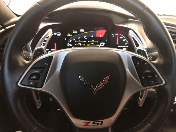 2014 - 19 C7 Corvette Colored Aluminum Paddle Shifter Extension Covers