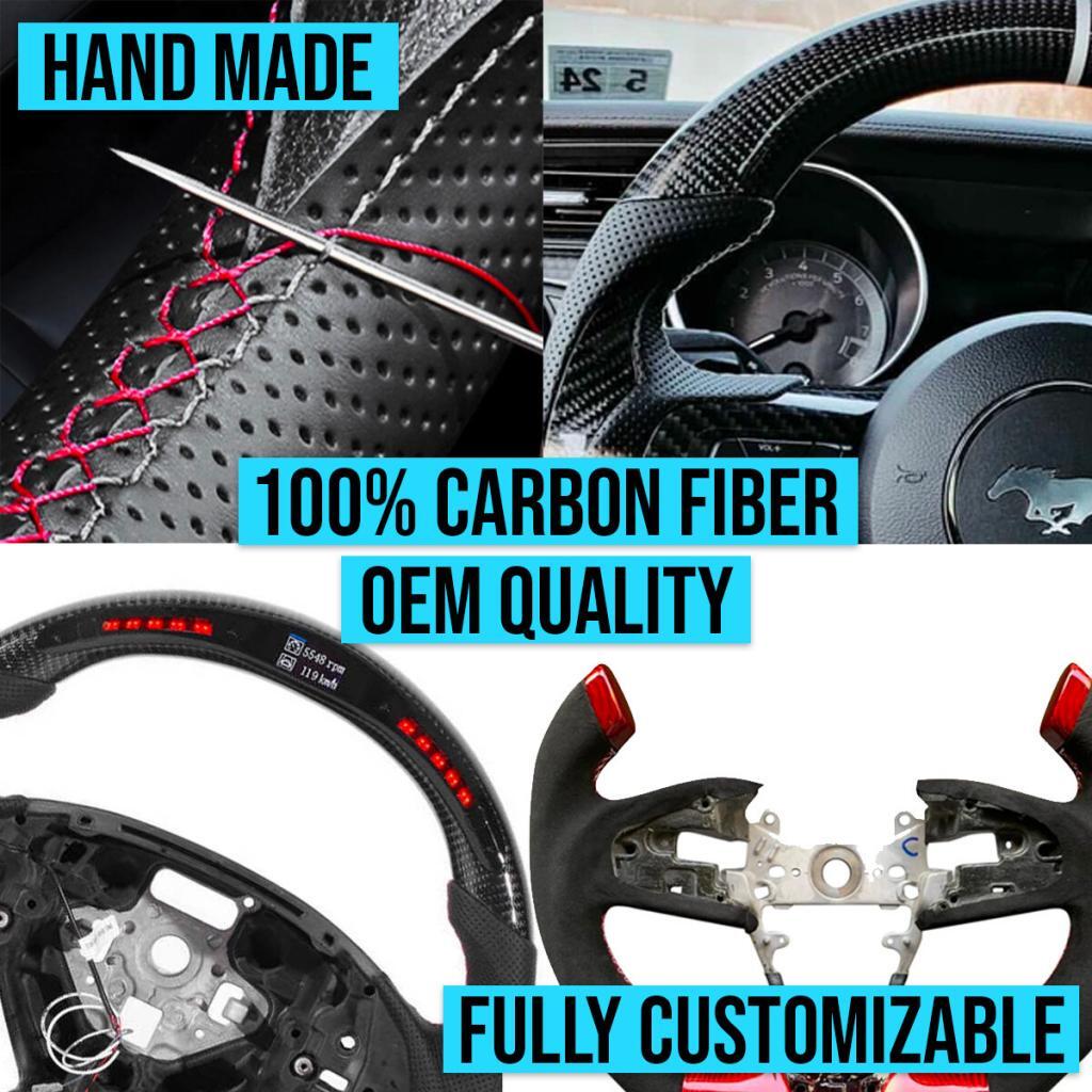 2015-24 Dodge Charger / Challenger LED Carbon Fiber Steering Wheel