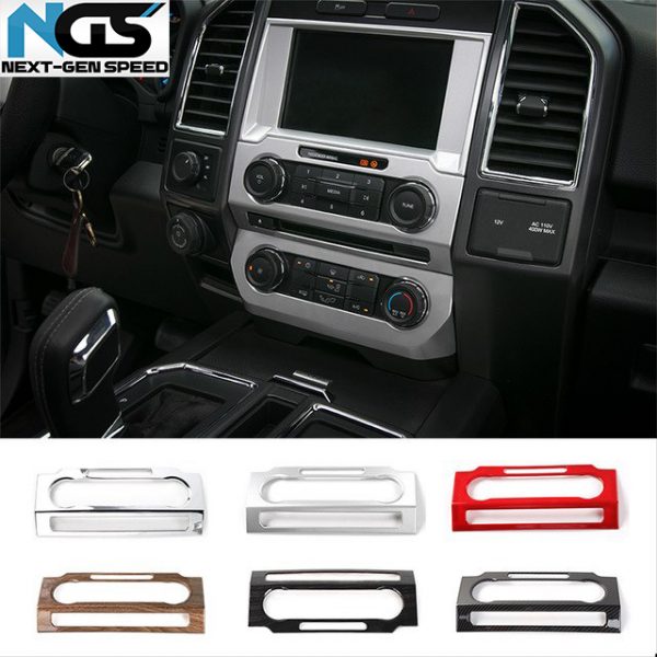 2016 - 24 Ford F-150 Radio Trim Frame Cover (5 Finishes)