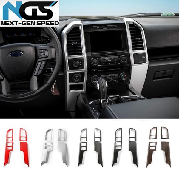 2016 - 24 Ford F-150 Center Dash Vent Trim Covers (5 Finishes)