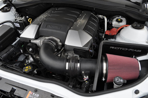 Second image of 2010 - 15 Camaro V8 Cold Air Intake With Oiled Filter