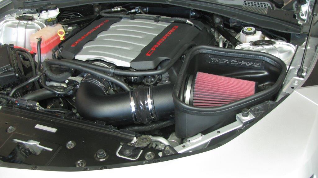 Second image of 2016 - 24 Camaro SS With Sound Tube Delete Cold Air Intake With Oiled Filter