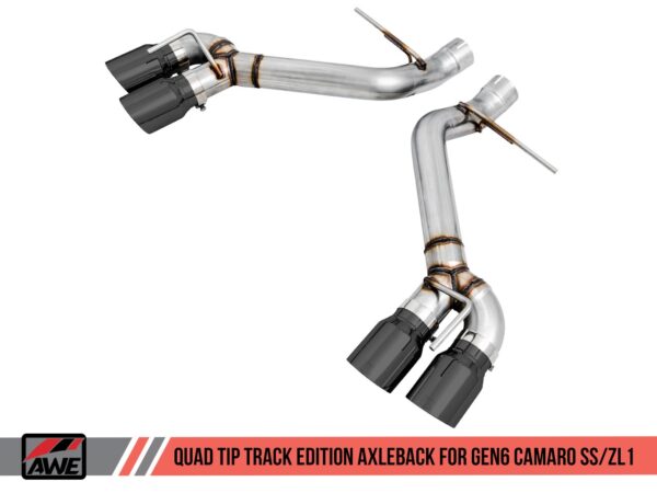 2016 - 24 6th Gen Camaro SS/ZL1 Track Axle-back Exhaust - Quad Exhaust