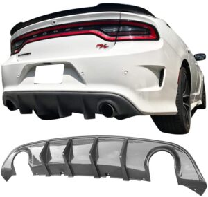 2015 - 24 Charger Carbon Fiber Single Tip SRT Diffuser