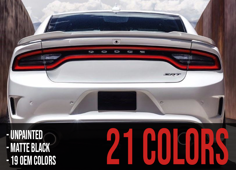 fits Dodge Charger Factory OE Style Spoiler Wing Painted Redline Pearl PRY/JRY 