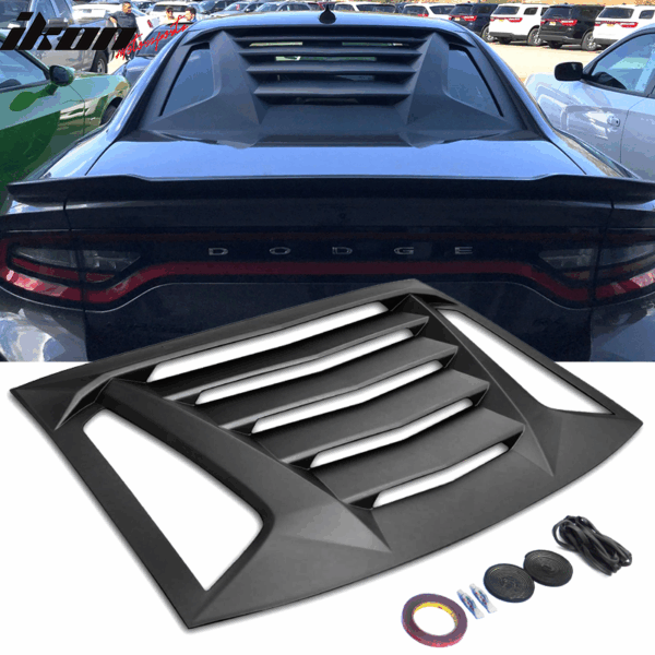 2011 - 23 Charger V2 Style Rear Window Louvers
