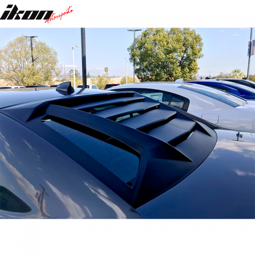 Second image of 2011 - 23 Charger V2 Style Rear Window Louvers
