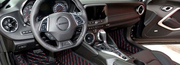 2016 - 24 Camaro Diamond Stitch Interior Floor Mats