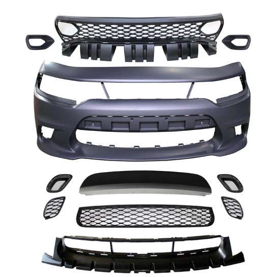 Second image of 2015 - 24 Charger SRT Scat Hellcat Front Bumper Assembly Kit