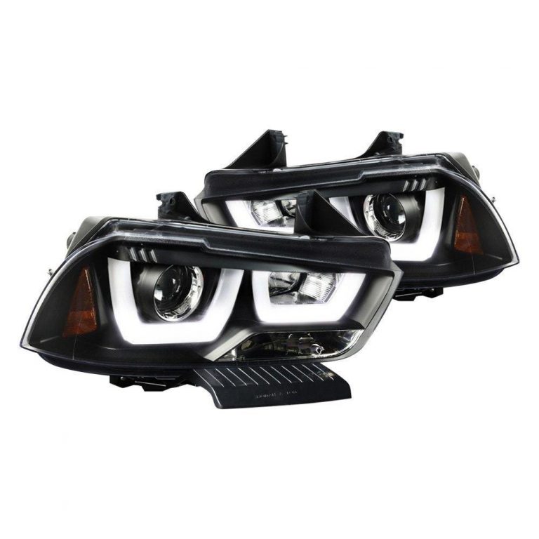 2011 - 14 Dodge Charger SPEC-D Smoked LED Sequential Headlights