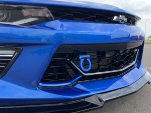 2016 - 24 Chevy Camaro Hyper Blue Aluminum Tow Hook