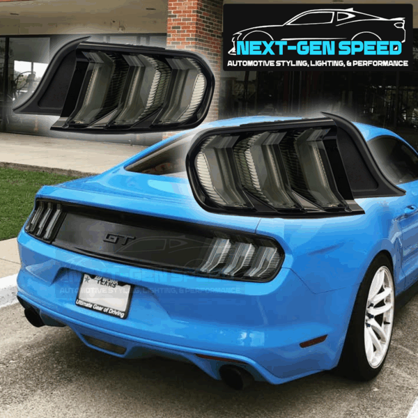 2015 - 23 Mustang Smoked Sequential Tail Lights