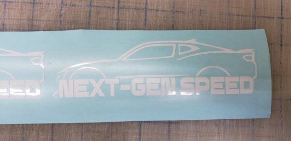 Next-Gen Speed Logo Decal
