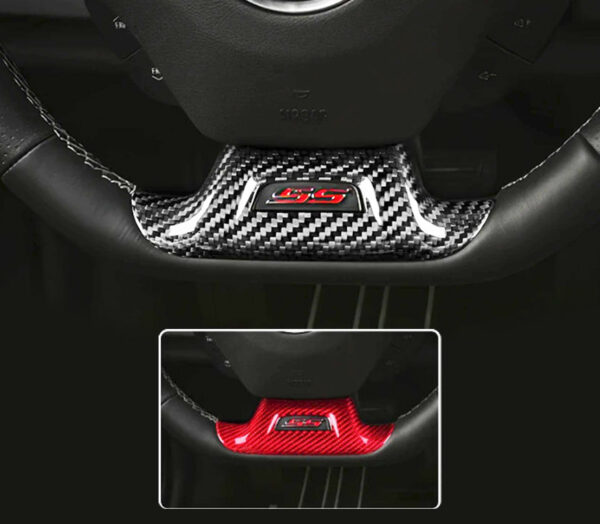 2016 - 24 Camaro Carbon Fiber Lower Steering Wheel Panel Cover (With Hole / Without Hole)