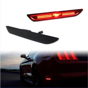 2015 - 23 Ford Mustang Smoked Mustang LED Side Markers