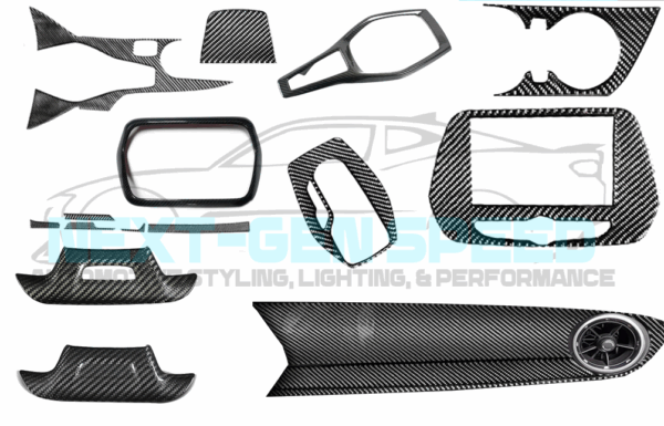 2016 - 24 Camaro Real Carbon Fiber Interior Trim Kit | Next-Gen Carbon