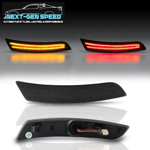 Second image of 2016 - 24 Chevy Camaro Clear Dual LED Side Markers