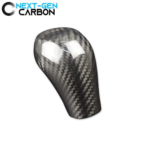 Second image of 2014 - 19 C7 Corvette Carbon Fiber Shifter Knob Handle Cover | Next-Gen Carbon