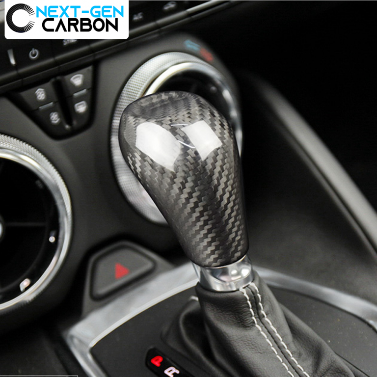 2014 - 19 C7 Corvette Carbon Fiber Shifter Knob Handle Cover | Next-Gen Carbon