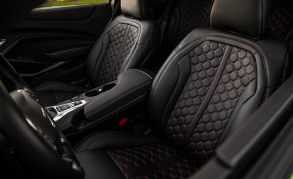 2016 - 24 Camaro Two-Tone Coupe Leather Seat Covers | KustomCover