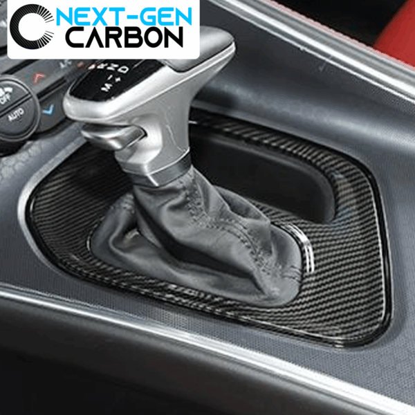 2015 - 24 Dodge Challenger Carbon Fiber Gear Shift Panel | Next-Gen Carbon