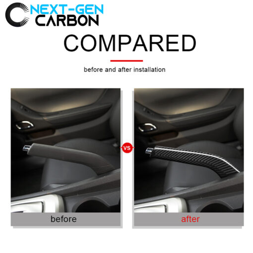 Camaro Carbon Fiber Emergency Brake Handle Cover