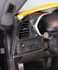 2014 - 19 C7 Corvette Real Carbon Fiber Dashboard Panel Overlay Cover