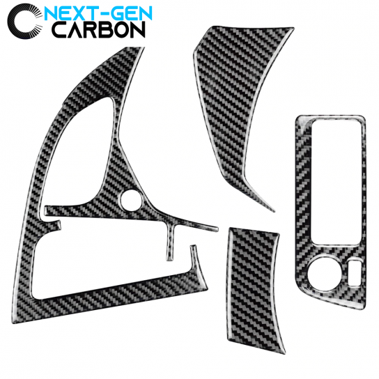 thumbnail image 2 of Carbon Fiber Headlight Switch Panel Cover Trim – For Chevy Corvette C7 2014-2019 – LHD Sticker 2 of 6