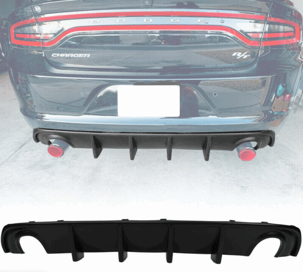 2015 - 24 Charger SXT Single Tip Diffuser (Unpainted/Gloss/Carbon Fiber)