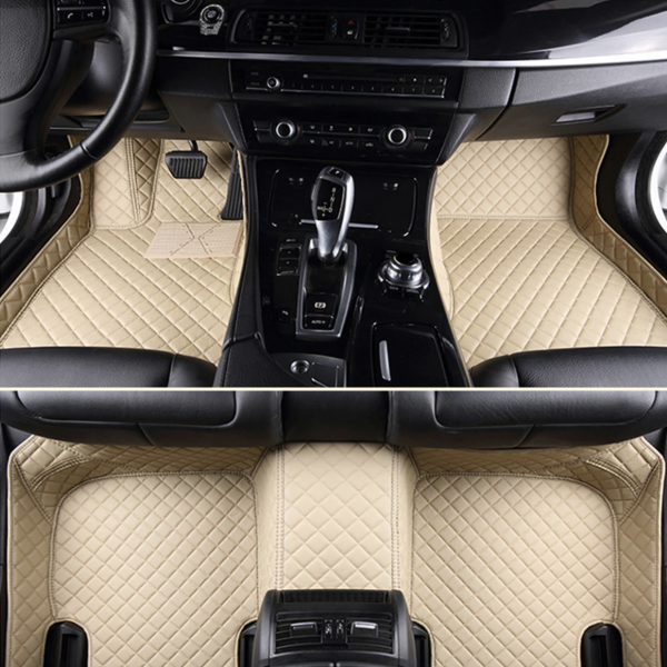 Second image of 2010 - 15 5th Gen Camaro Artificial Leather Interior Mats (Many Colors)
