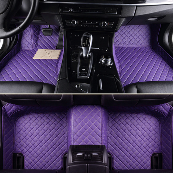 Second image of 2016 - 24 Camaro Artificial Leather Interior Mats (Many Colors)